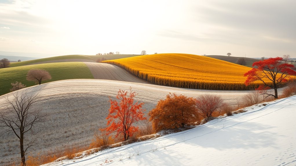 four seasons temperature fluctuations
