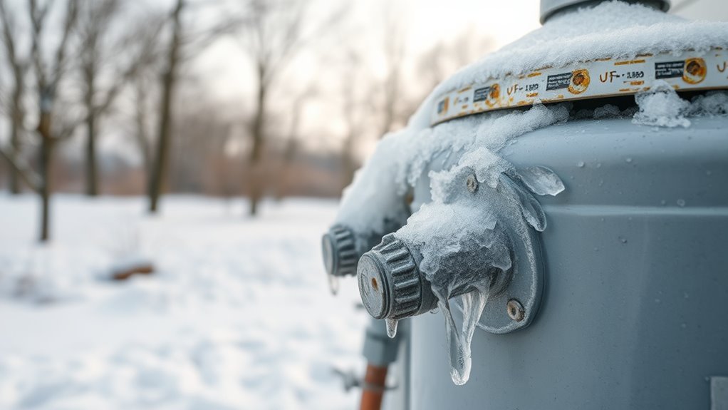 freezing damages water heaters