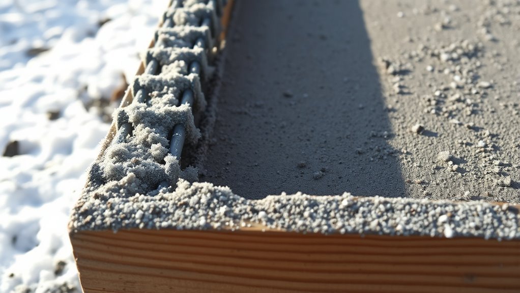 freezing harms early concrete
