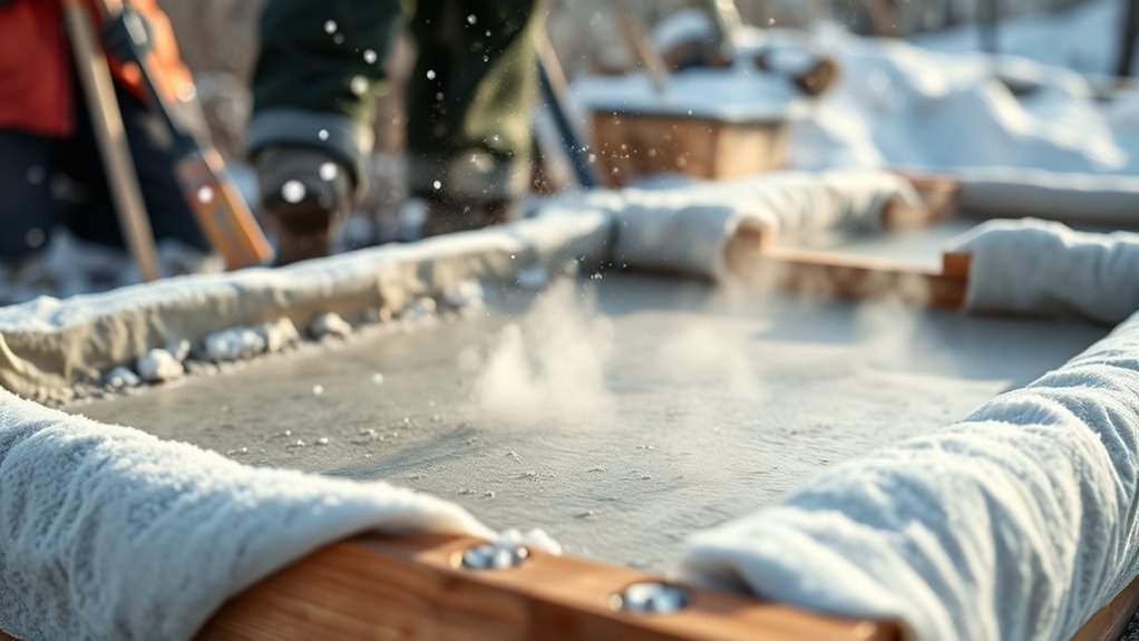 freezing weakens concrete strength