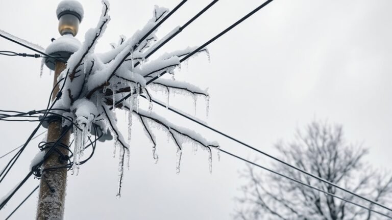 freezing weather power failures