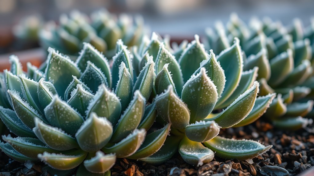 frost damages succulent cells