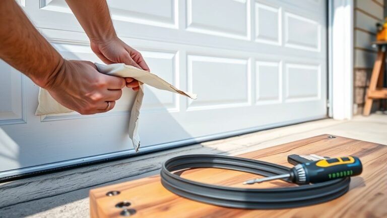 garage door weather stripping replacement