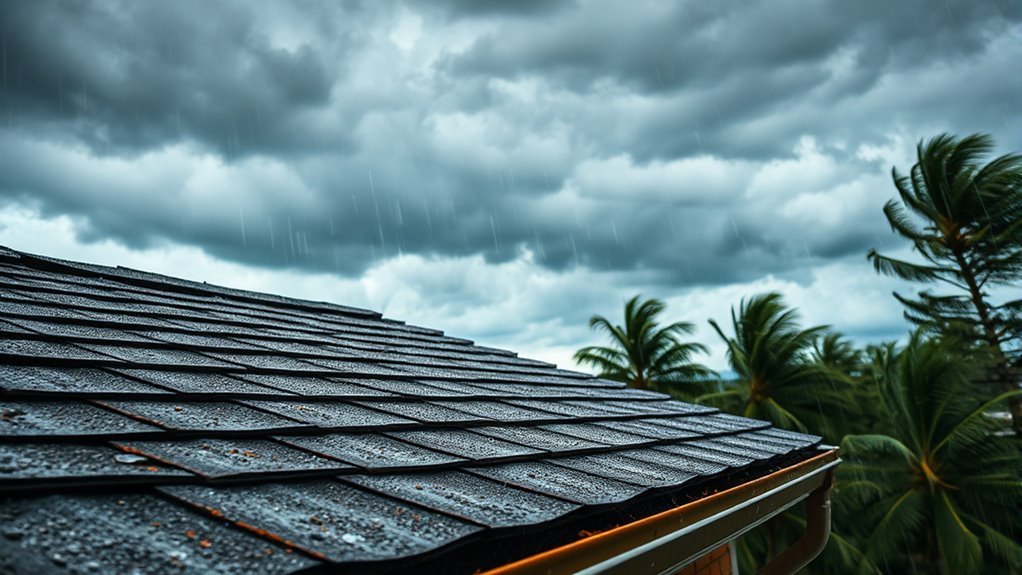 harsh weather roof damage