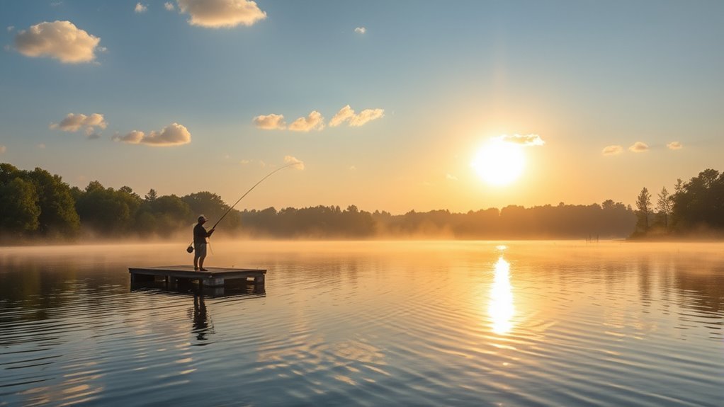 ideal overcast fishing conditions