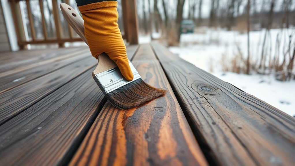 ideal staining temperature range