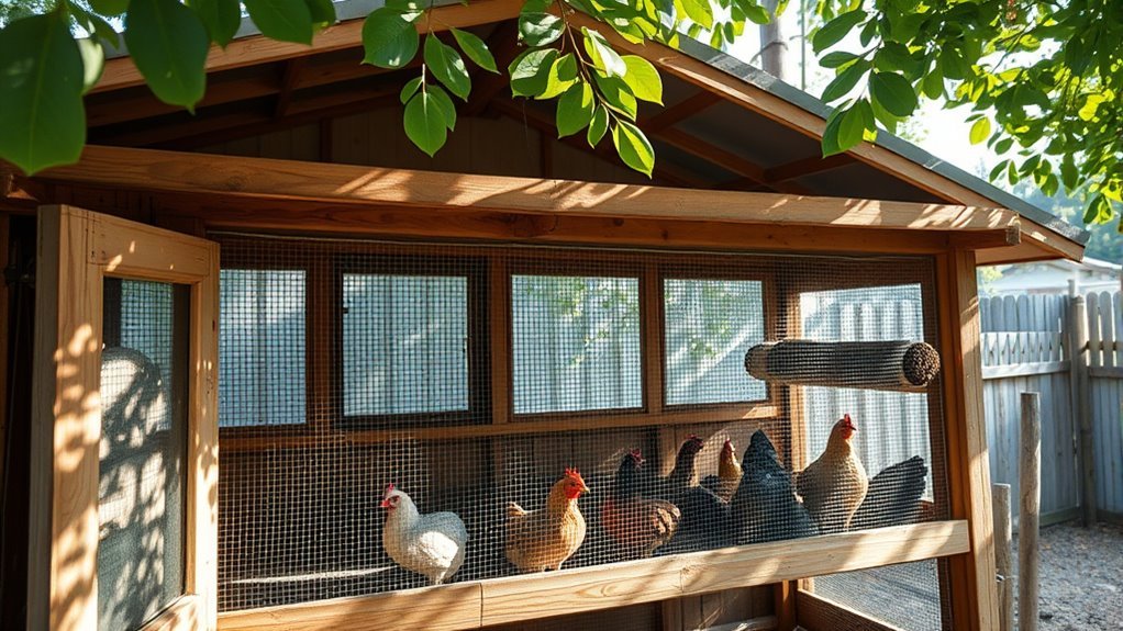 improve coop airflow naturally