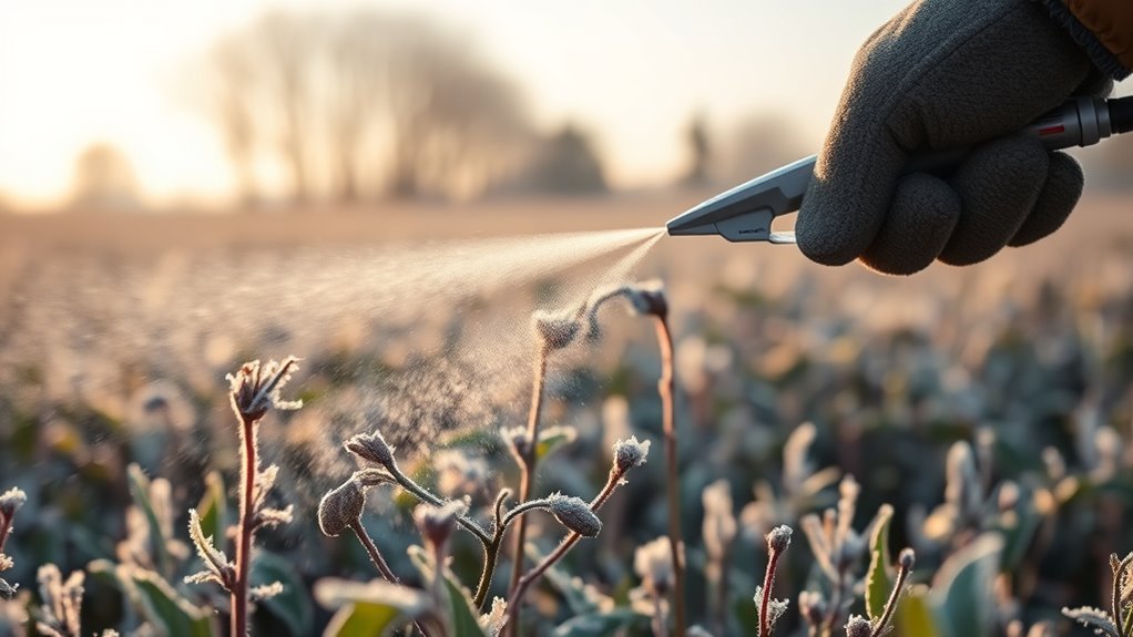 increase glyphosate rates in cold