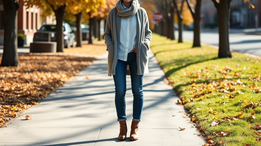 layered clothing for temperature