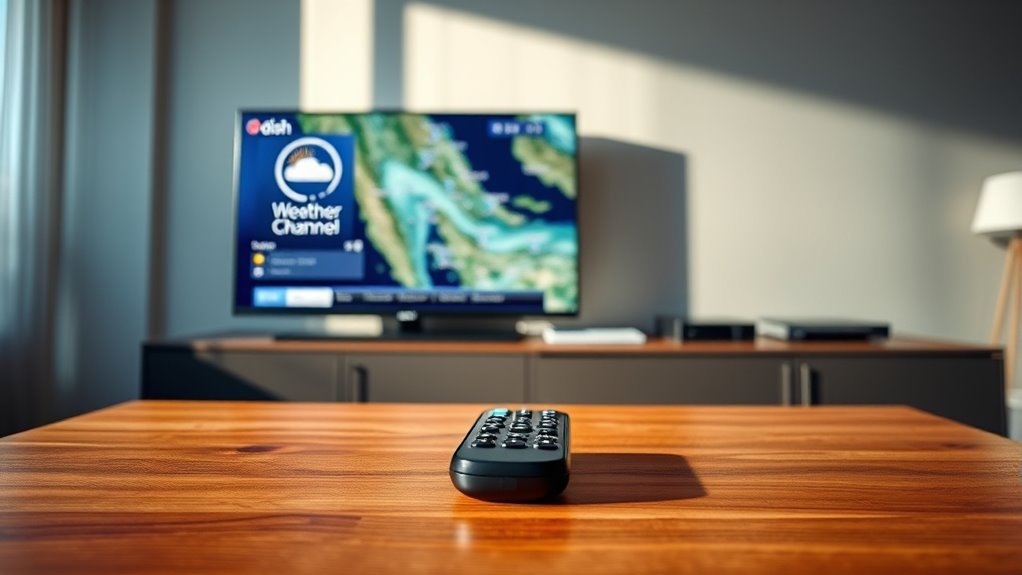 locate weather channel dish