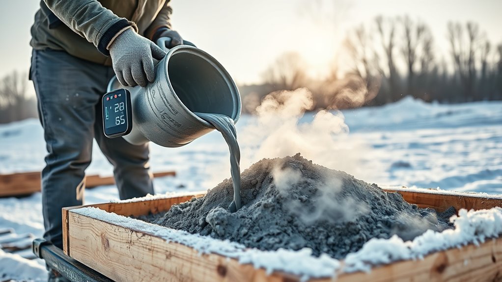 maintain optimal concrete temperature