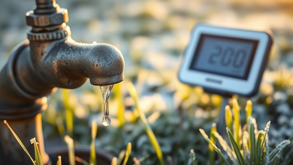 monitor outdoor temperatures regularly