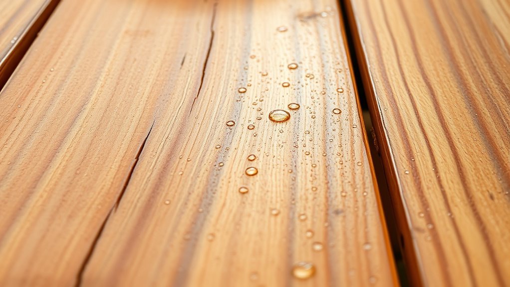 natural oils enhance moisture resistance