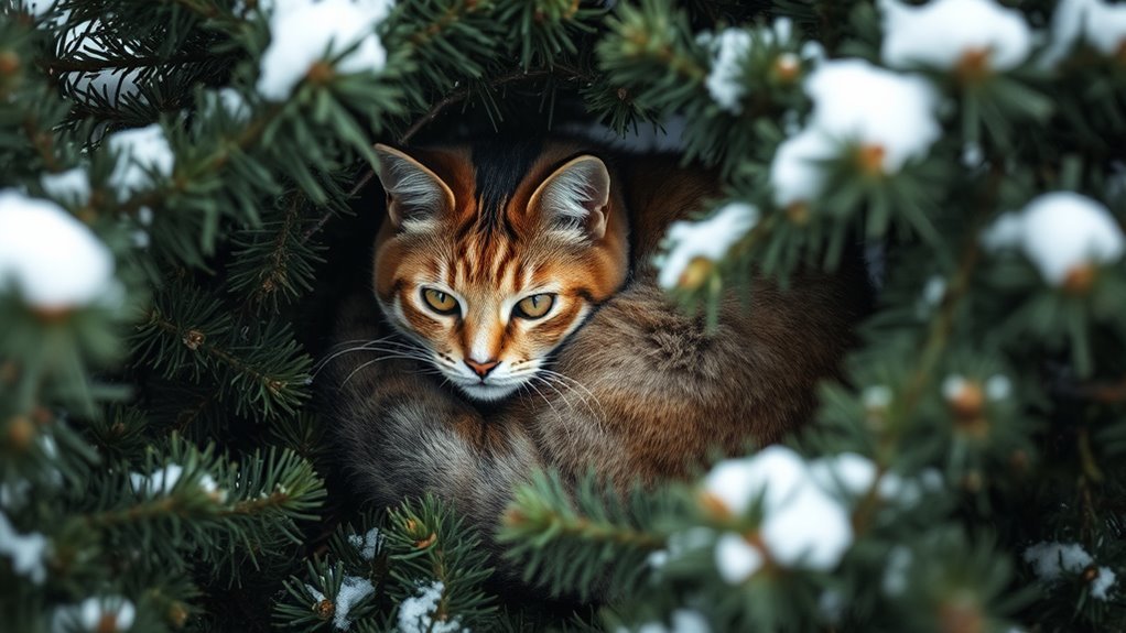 natural shelters conserve heat