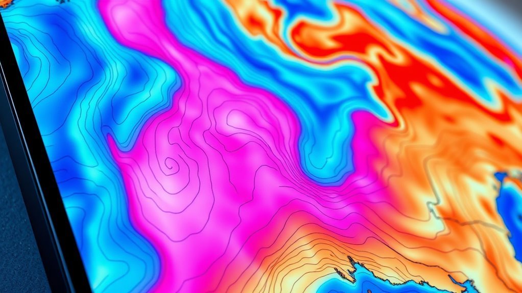 pink indicates mixed winter precipitation