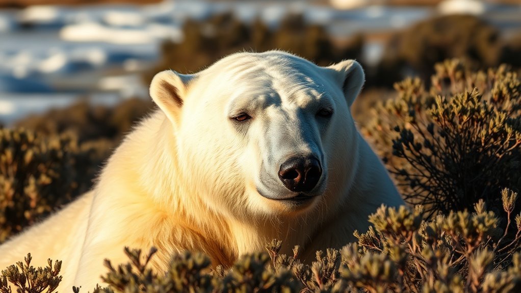 polar bears cool through behaviors