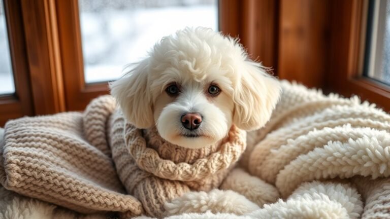 poodles enjoy warm clothing