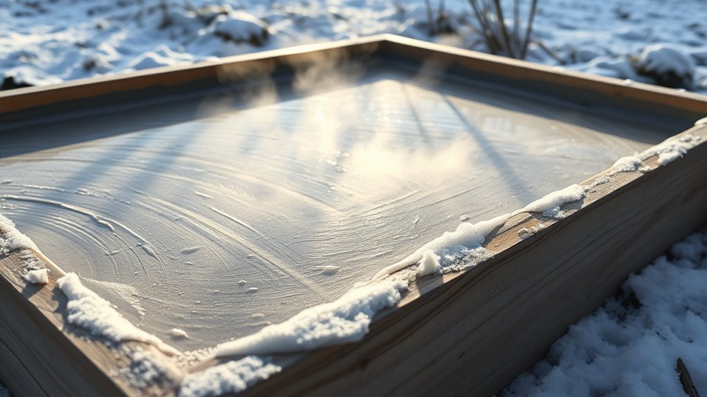 prevent concrete freezing damage