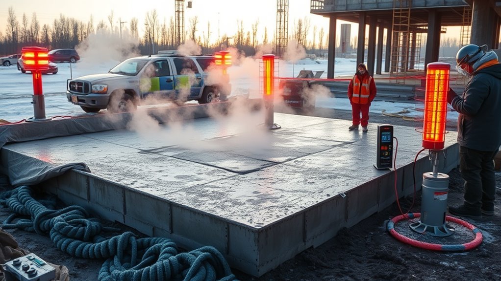 proper concrete temperature control