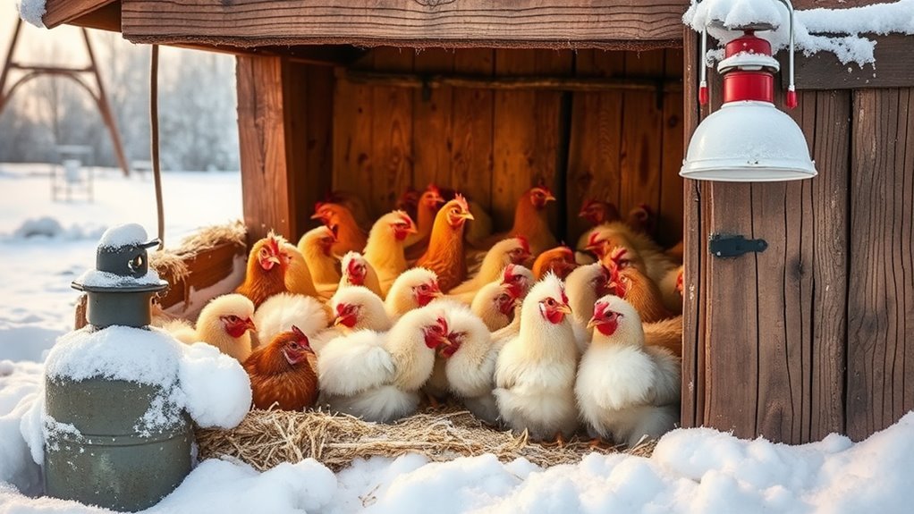 protect chickens from cold