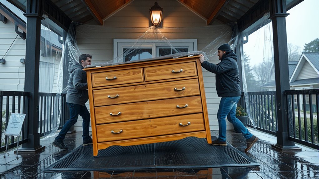 protect entry and traffic areas