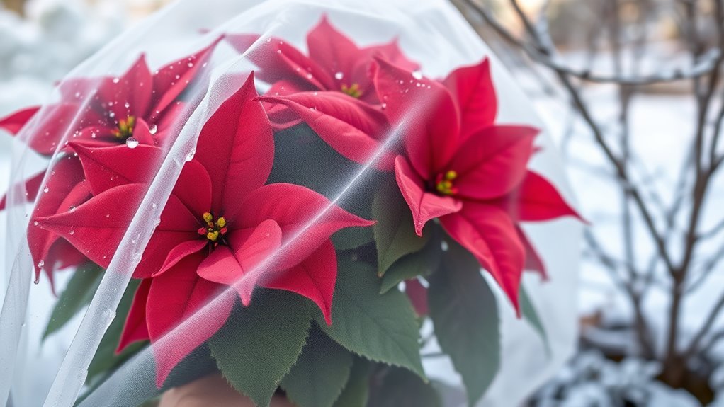 protect poinsettias from frost