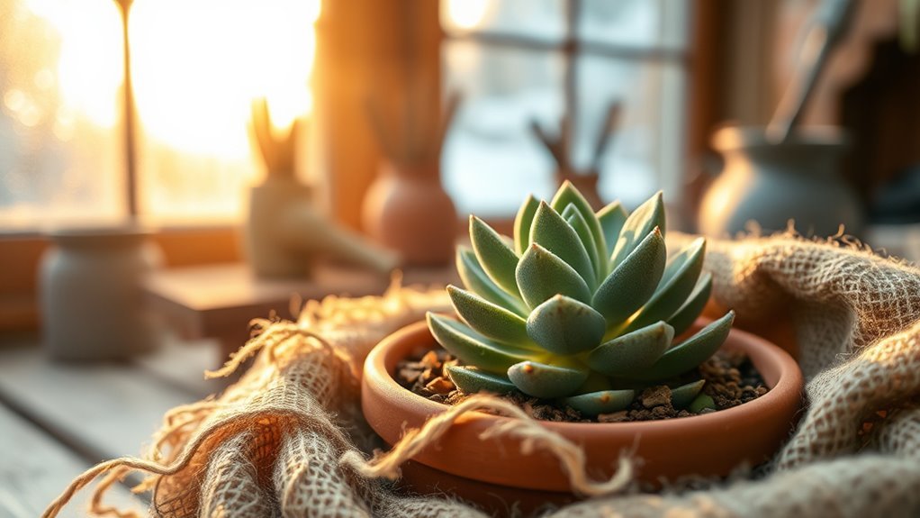 protect succulents from cold