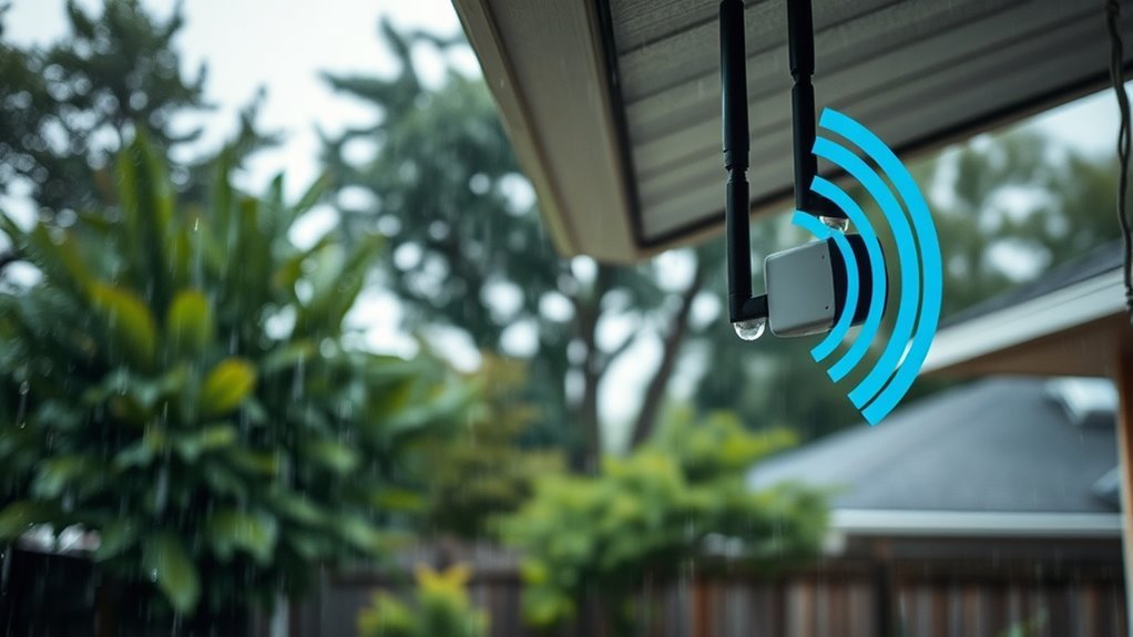 rain weakens outdoor wifi