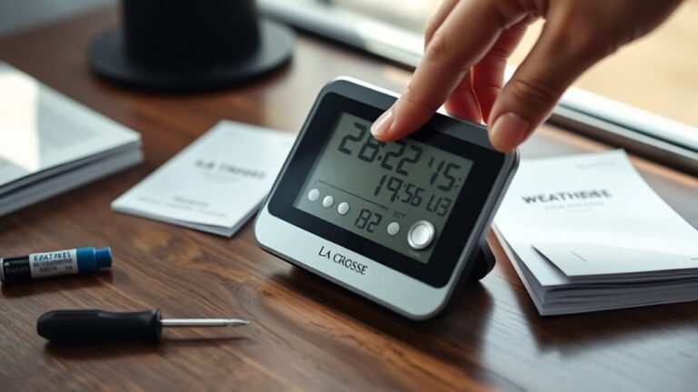 reset la crosse station