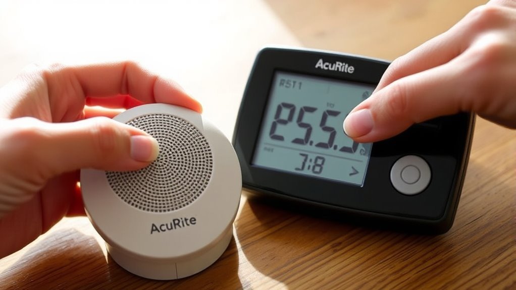 reset sensor and display