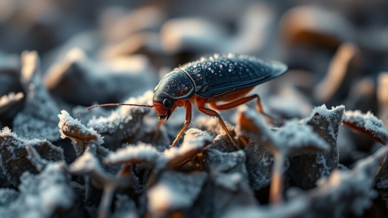 roaches can survive cold