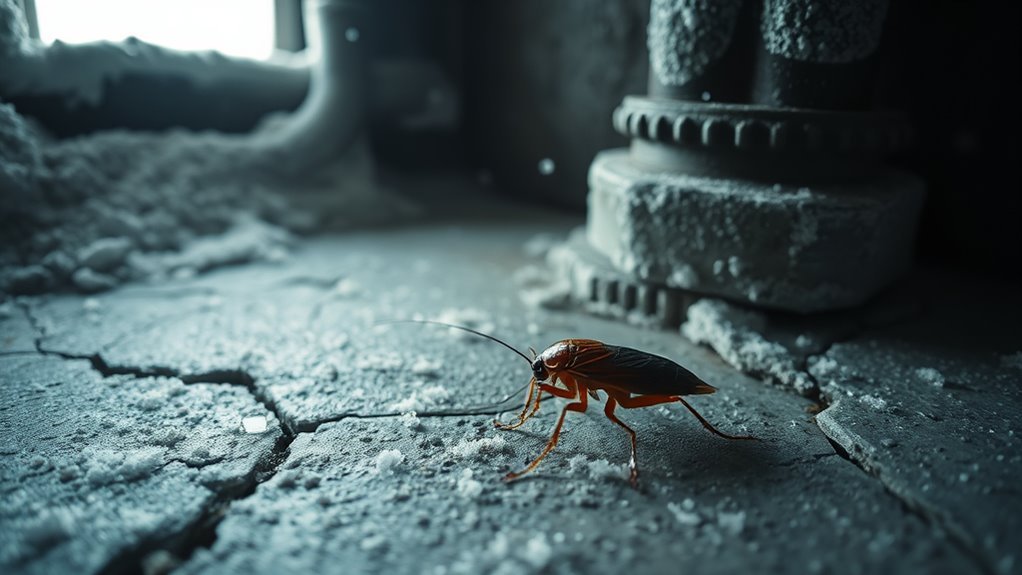 roaches cold weather survival