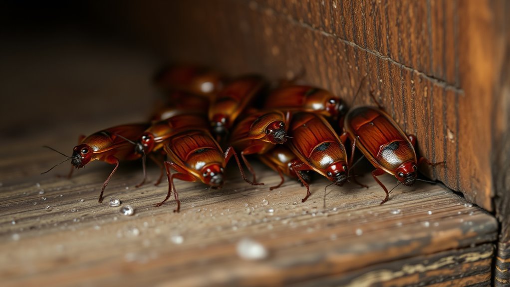 roaches seek warmth indoors