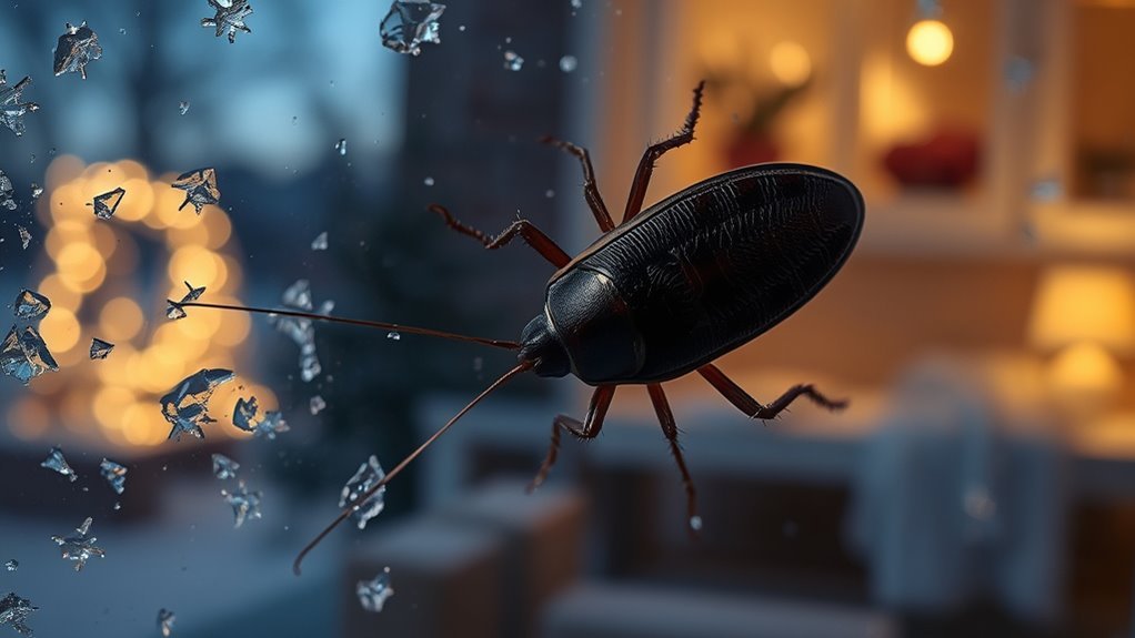 roaches survive cold weather