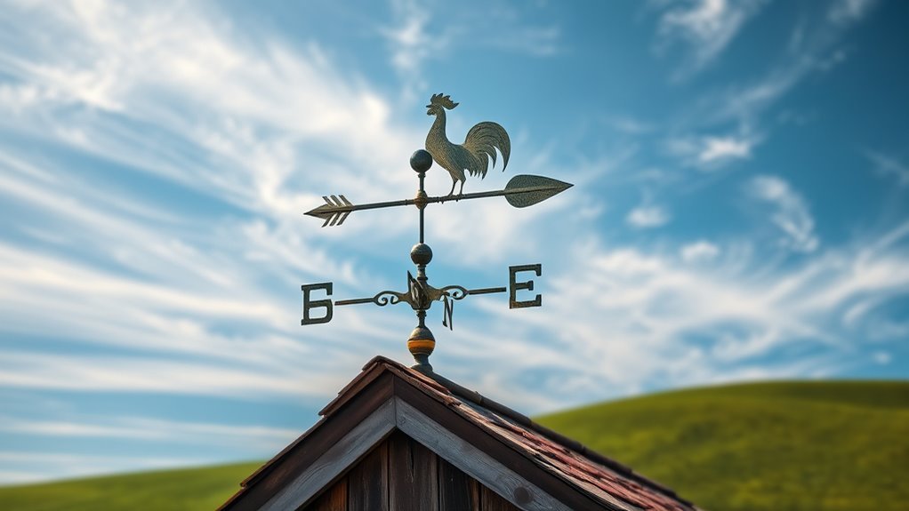 rotates with wind direction