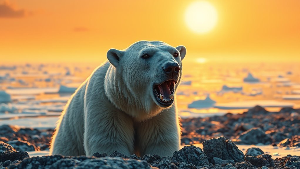 sea ice loss threatens survival