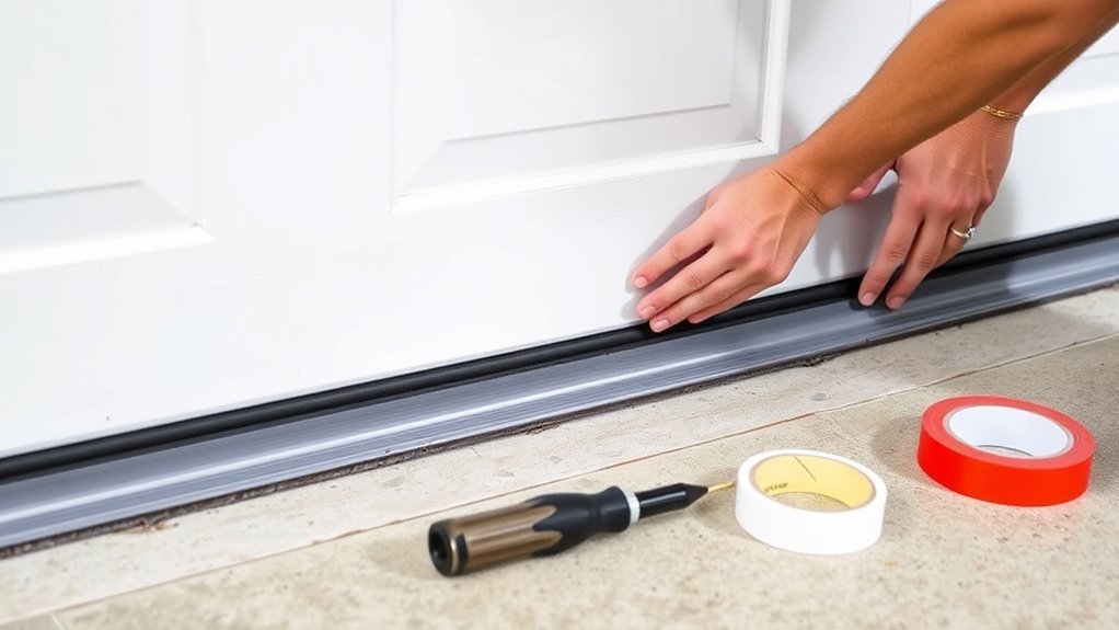 securely install weather seal