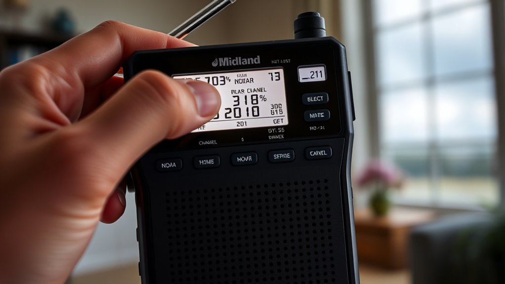 select correct noaa channel