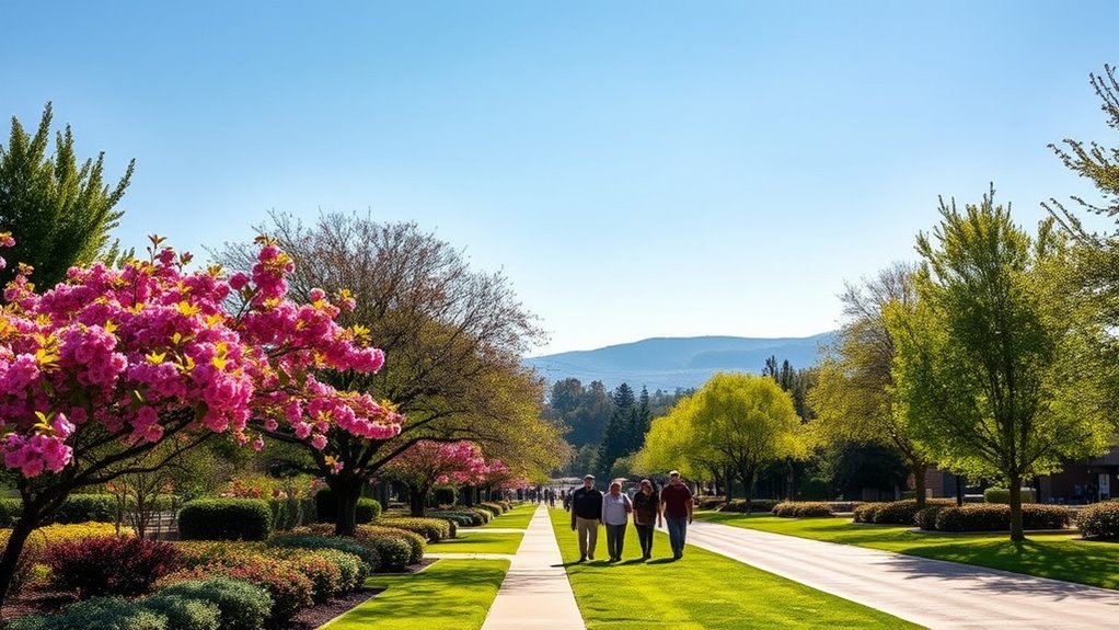 spring and fall temperatures