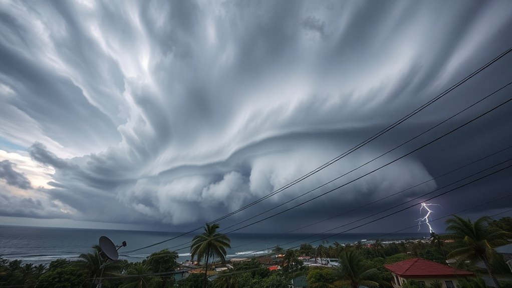 storms disrupt internet connectivity
