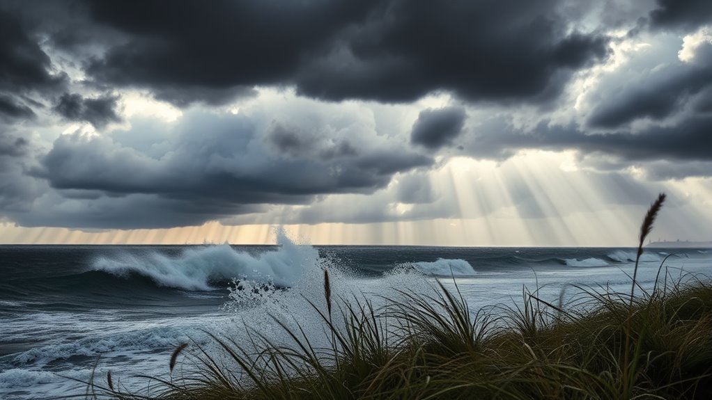 sudden intense wind gusts