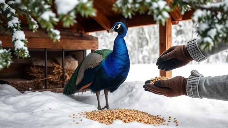 supporting peacock cold survival