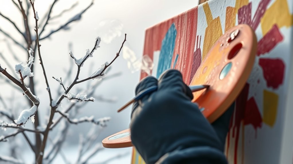 temperature affects paint curing