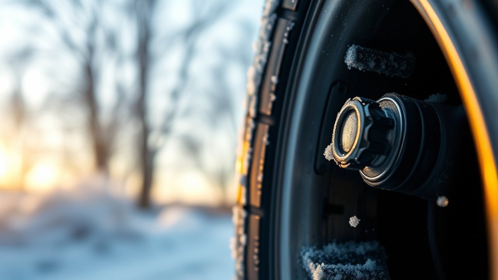 temperature drops reduce tire pressure