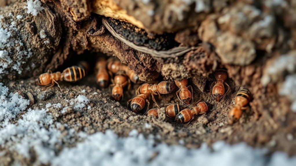 termites dig deeper underground