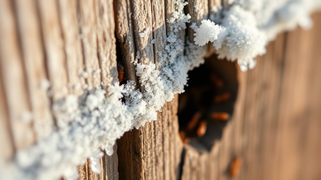 termites remain active underground