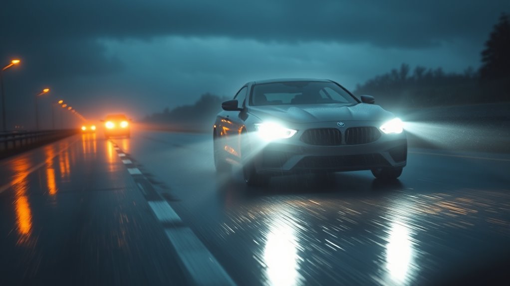 use headlights in bad weather