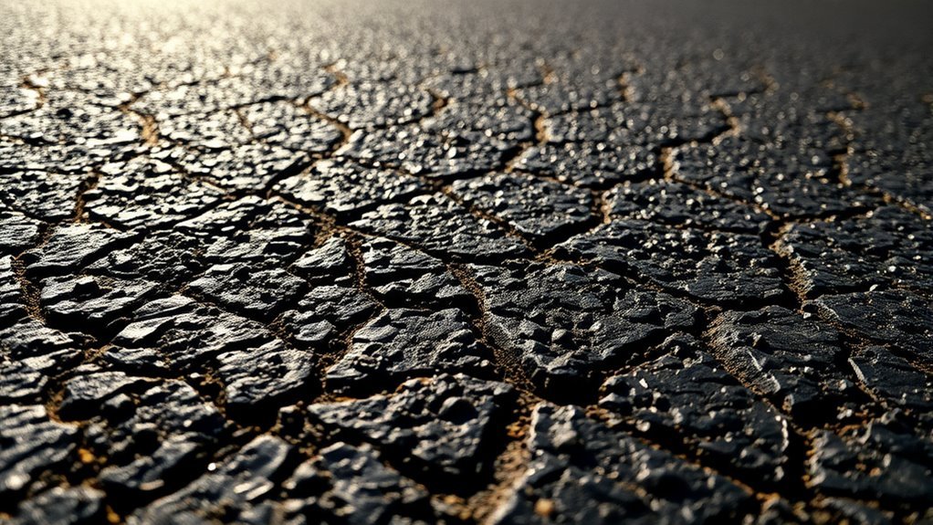 uv accelerates asphalt degradation