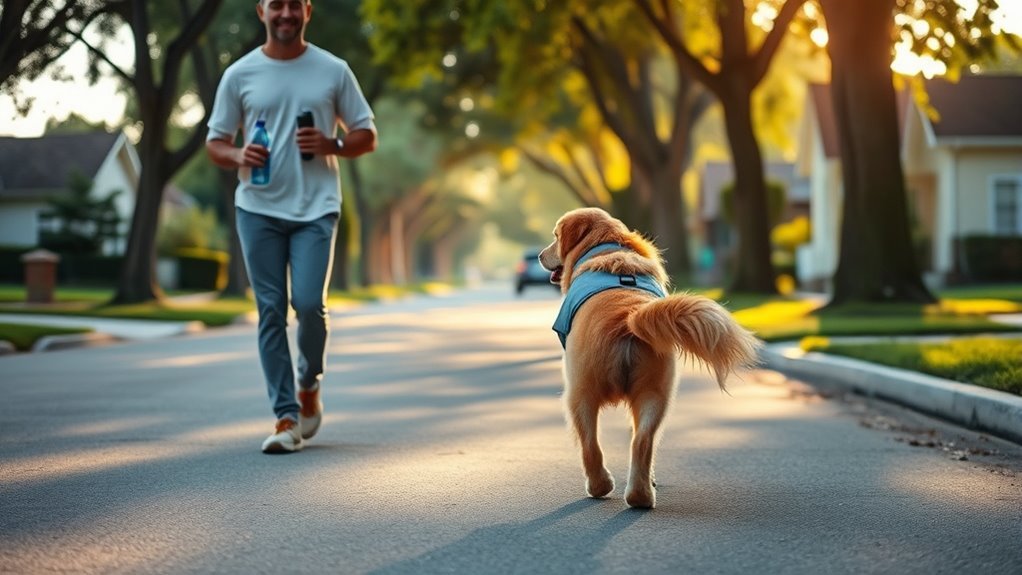 walk dogs during cooler hours