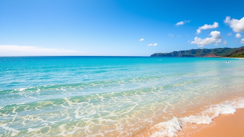 warm calm surf ready waters